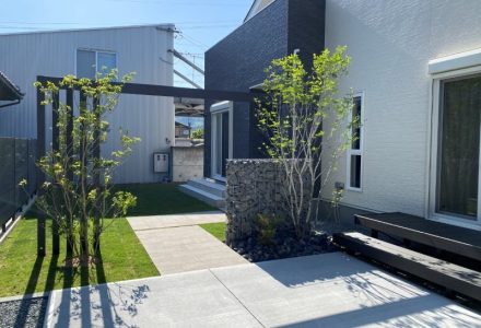 新築住宅のエクステリア工事が完了しました！