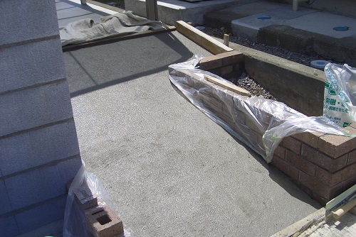 カラーコンクリート＆ジーマ。