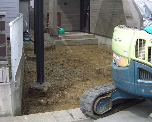 危険な手抜き工事。