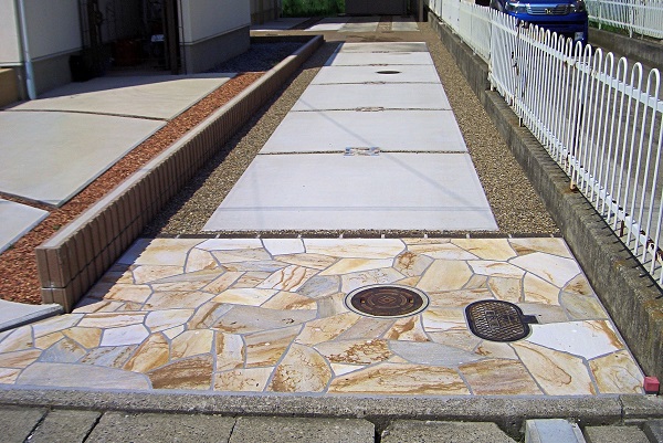 既設コンクリートの水たまり解消。