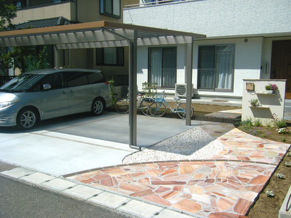 積雪被害のパトロール。