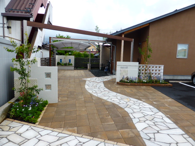 全てにこだわったトータルエクステリアの完成。