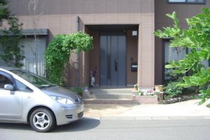 エクステリアリフォームの完成。