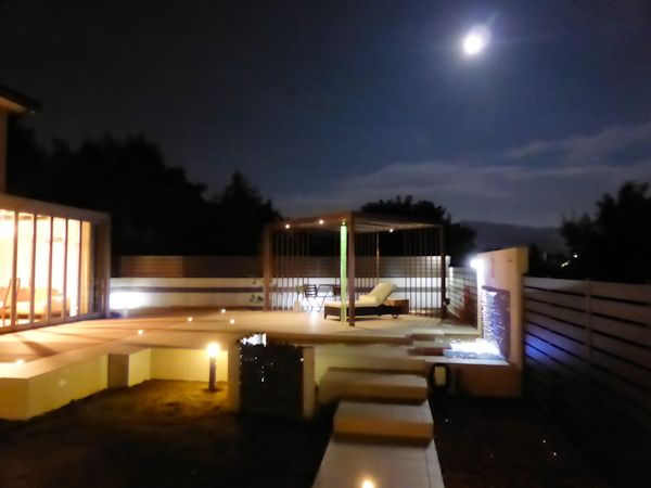 ナイトガーデン　with　中秋の名月。