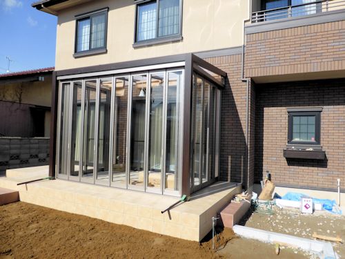 ガーデンルーム『ＺＩＭＡ』が出来上がりました‼