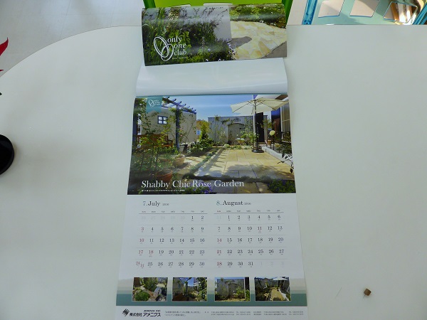 OnlyoneClubのカレンダーに掲載されました。