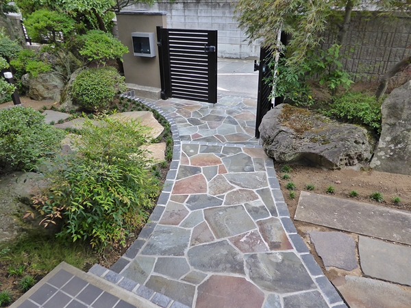 和モダンのエクステリア・リフォーム。