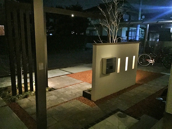 ライティングで洗練された雰囲気に。