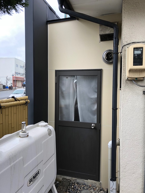 外壁のリニューアル。