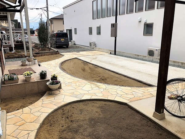 冬も終わり、ガーデン＆エクステリア工事も本格的に始動です！