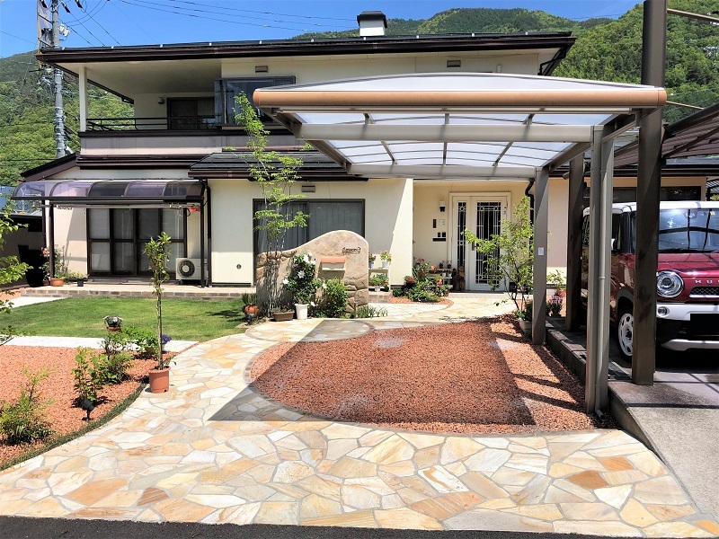 リゾートスタイルガーデン。