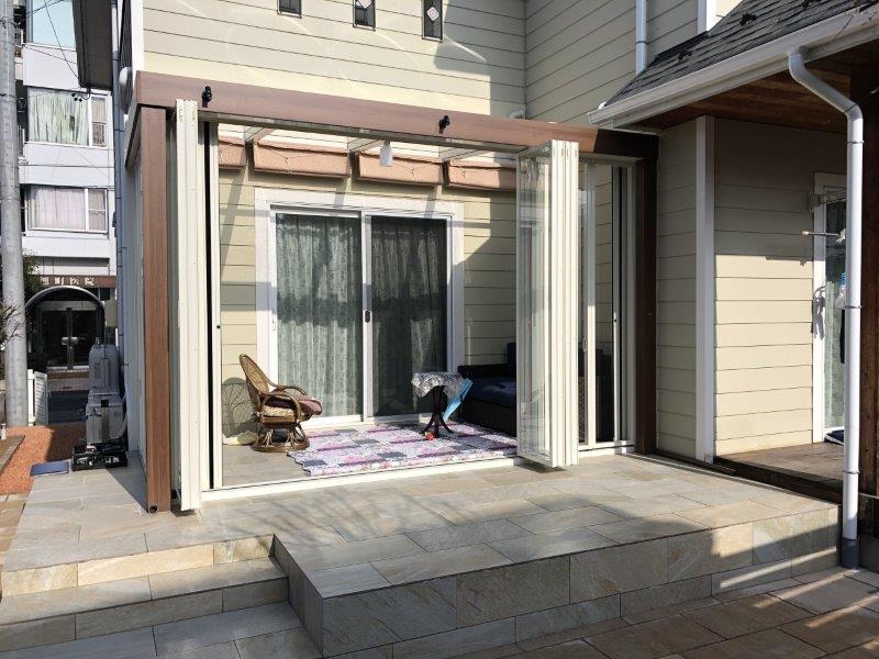 自然との一体感を感じられる空間にリフォーム。