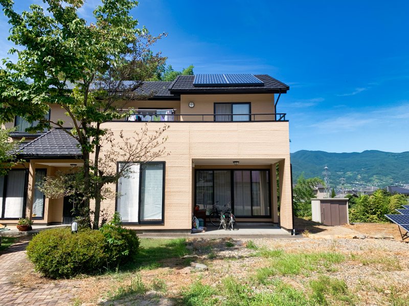 快適なタイルテラスの施工。