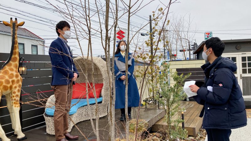 テレビの撮影がありました。