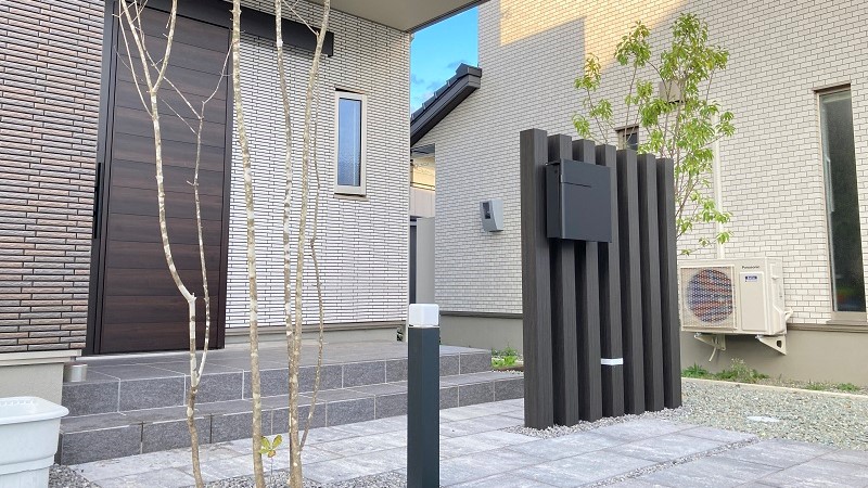 お悩みを解消する、ローメンテナンスのお庭。