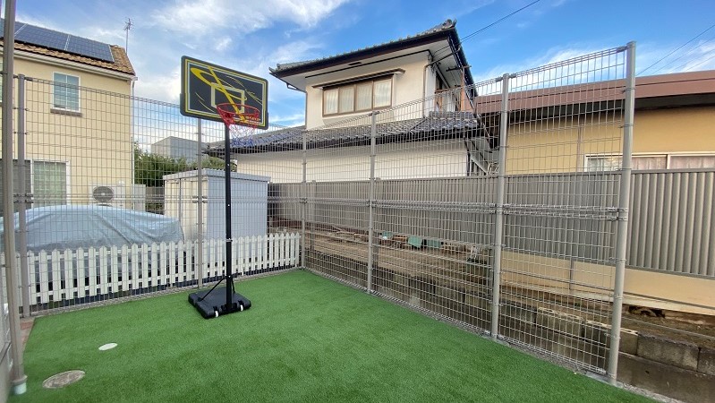 バスケットコート。