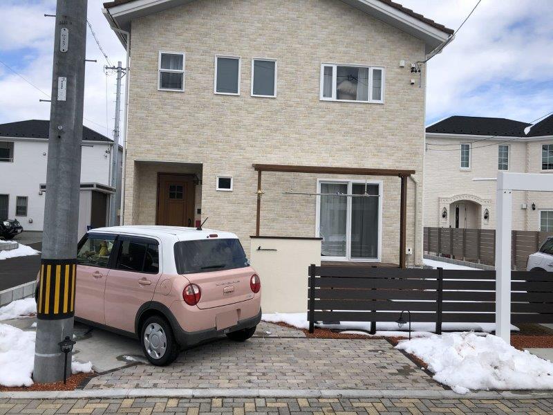 優しい印象のエクステリア。