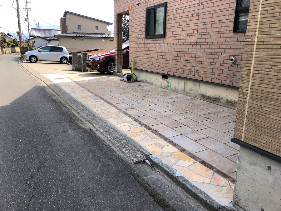 駐車スペースのリニューアル。
