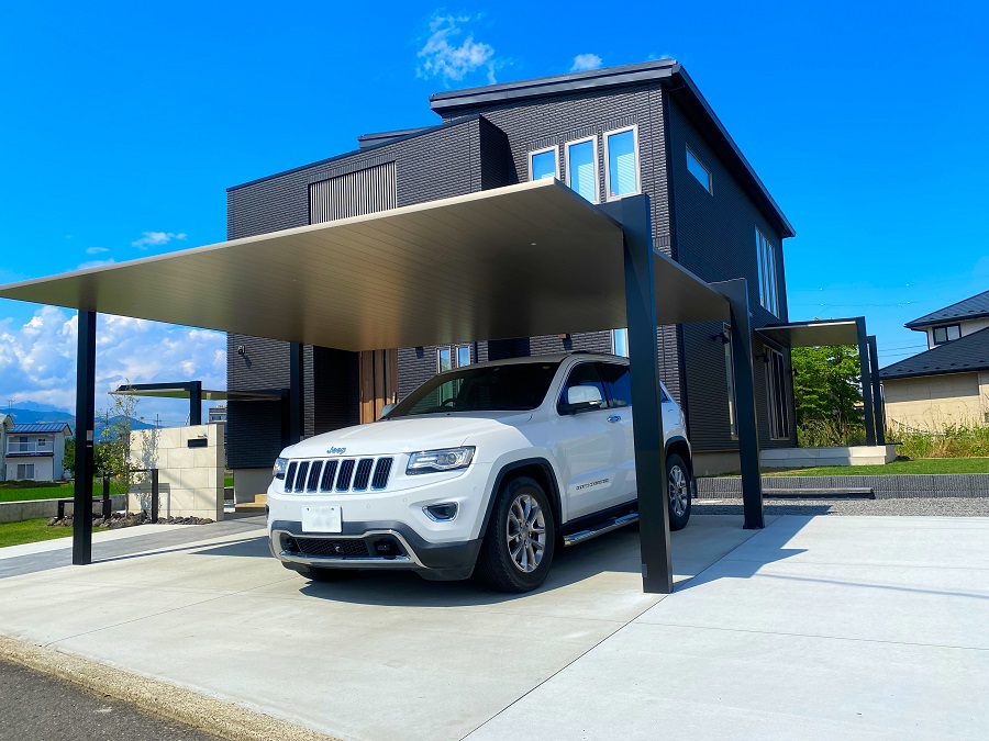 洗練されたファサード空間