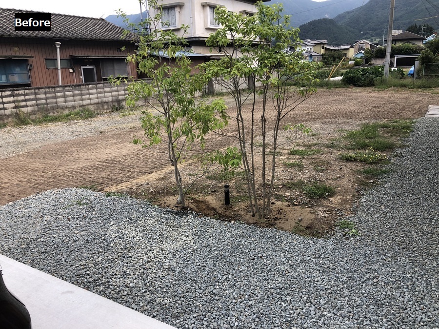 使いやすいお庭へ