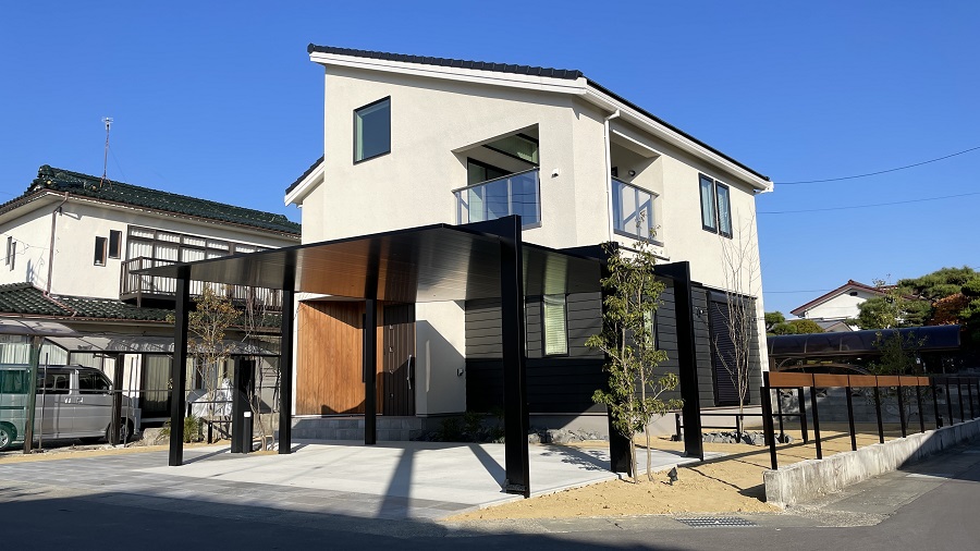 スタイリッシュなファサード空間