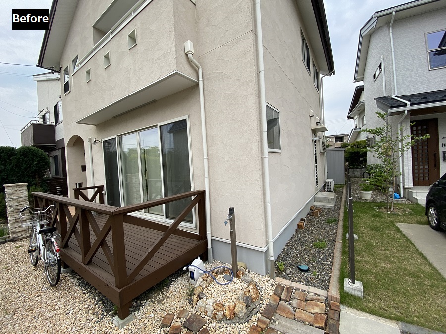 ウッドデッキからガーデンルームへリフォーム