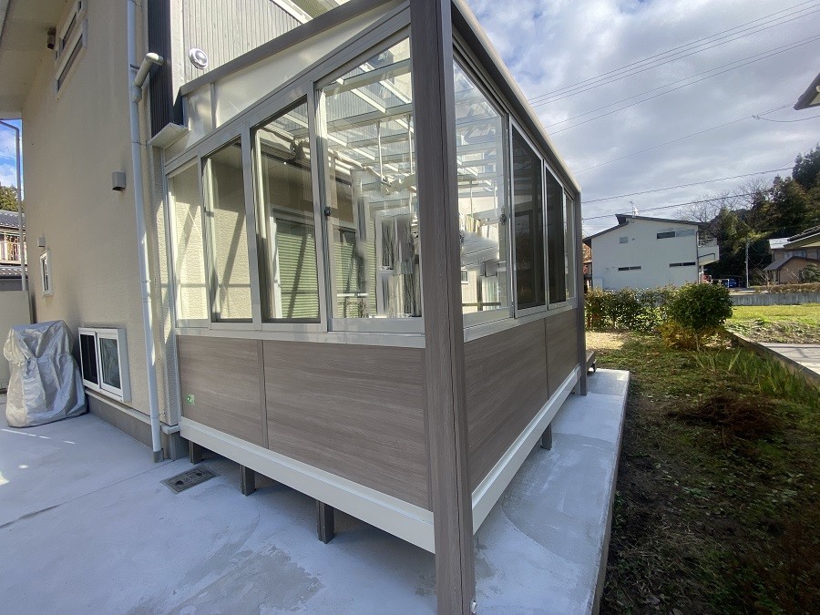 ガーデンルームGFを施工させていただきました