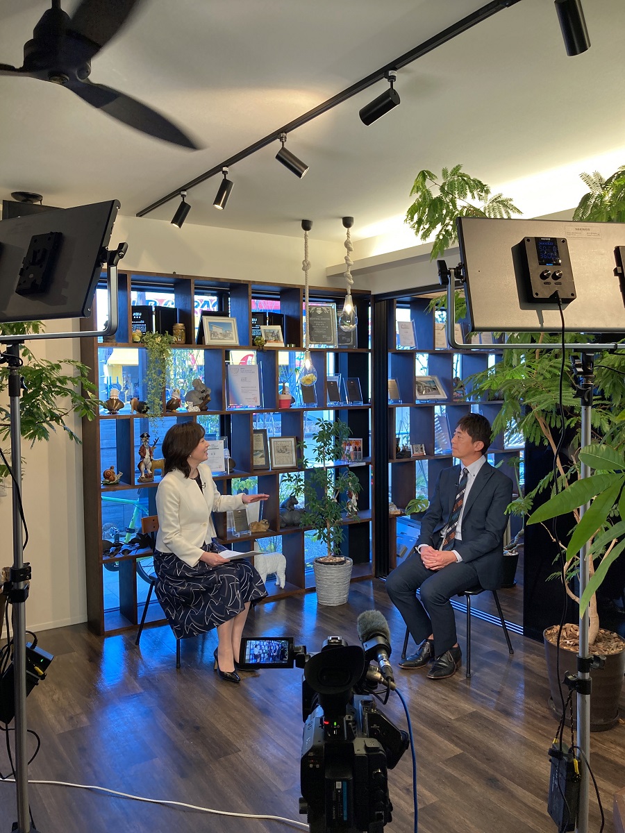 abnの取材がありました