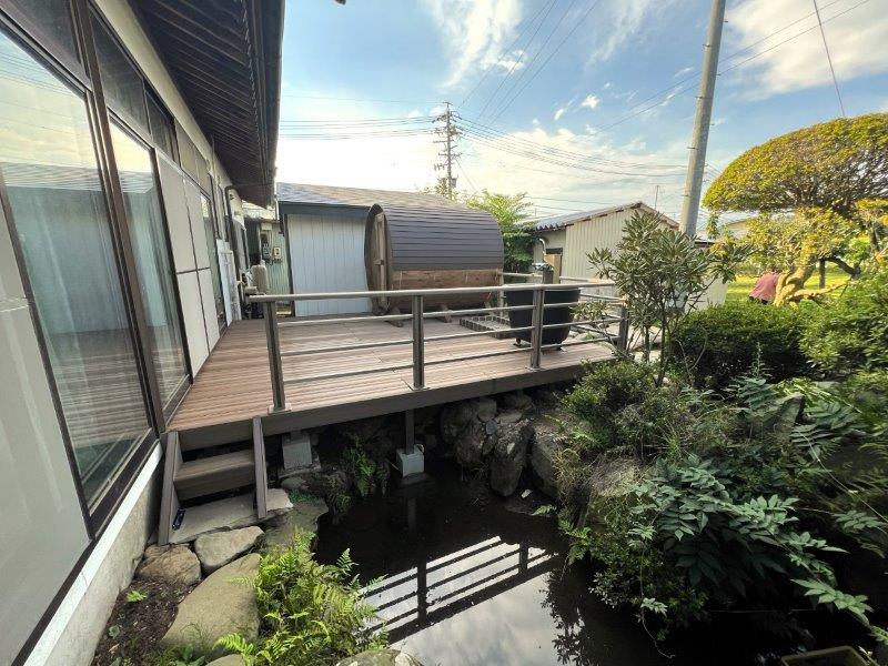 バレルサウナの施工事例を追加しました。