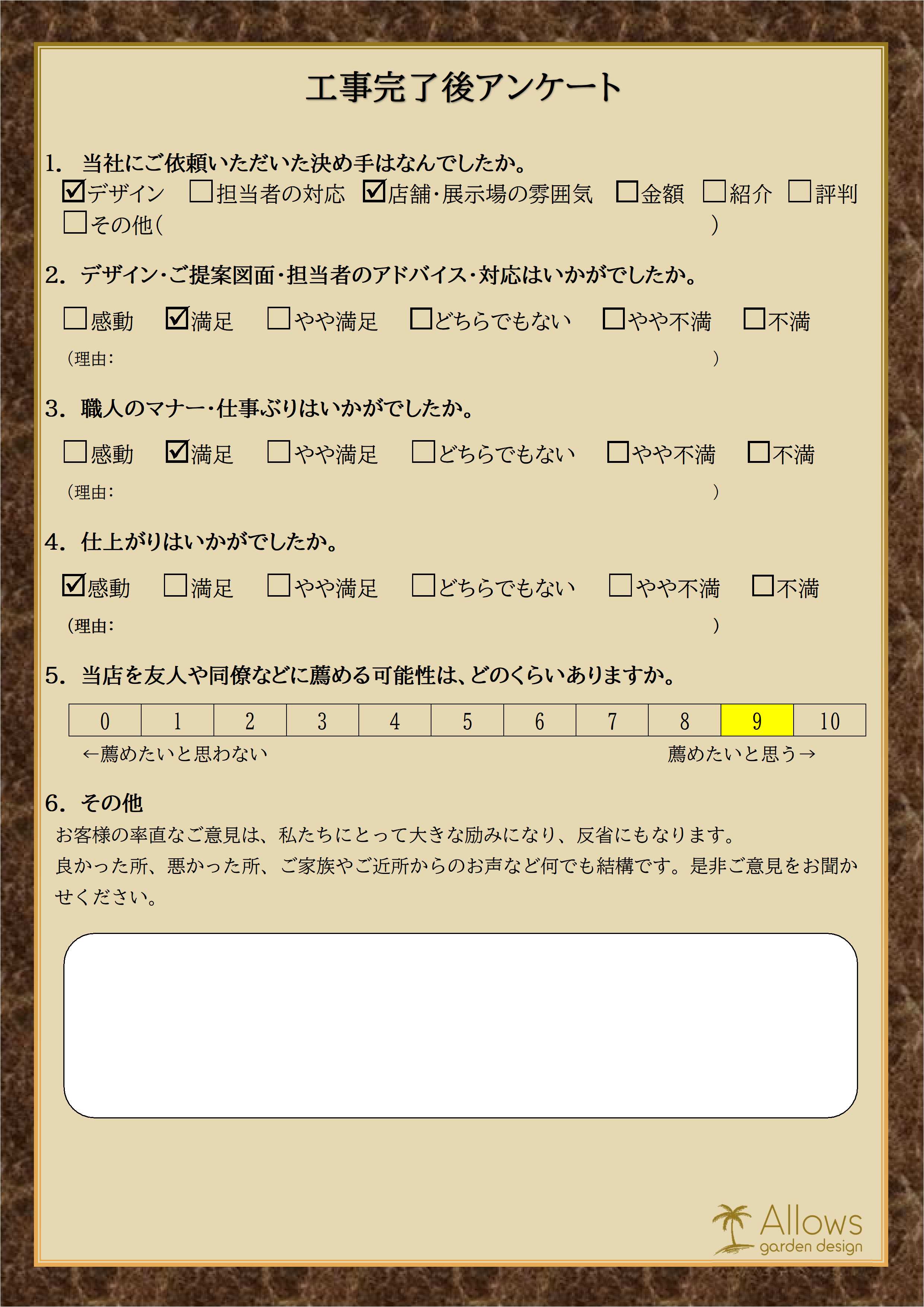 お客様アンケート　８３