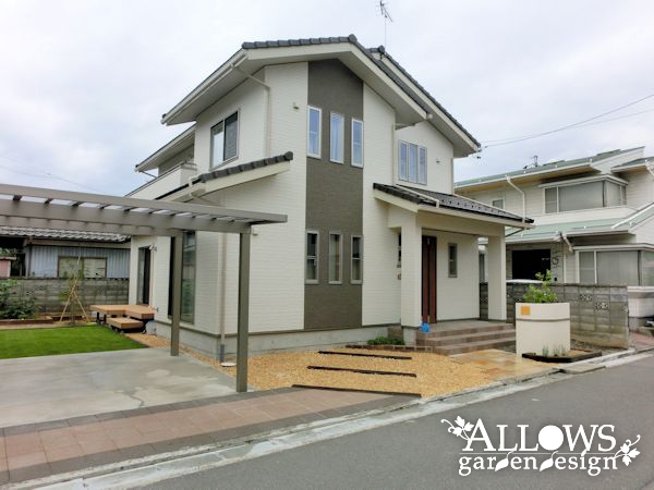 やさしい雰囲気漂うトータルエクステリア