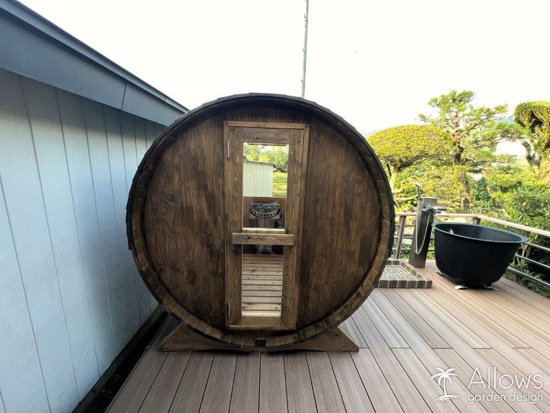 我が家の庭で愉しむ、サウナライフ