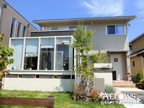 ガーデンルーム『ココマⅡ』と木製物置