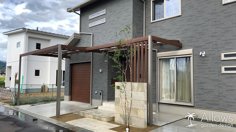 玄関屋根を拡張!!快適に過ごせるプラスGルーフ