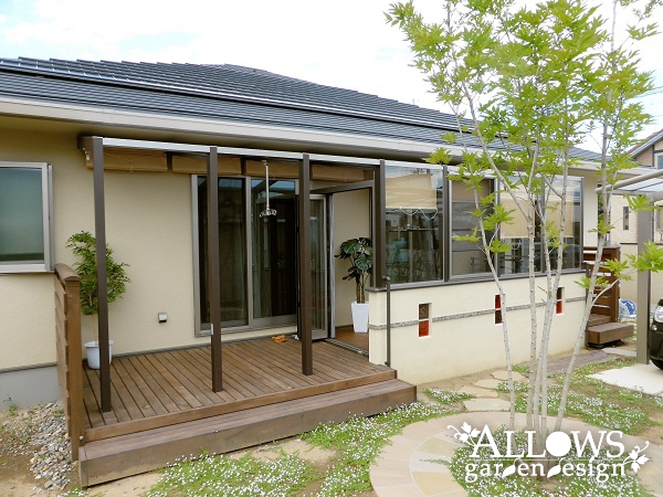 ガーデンルーム+オープンテラス