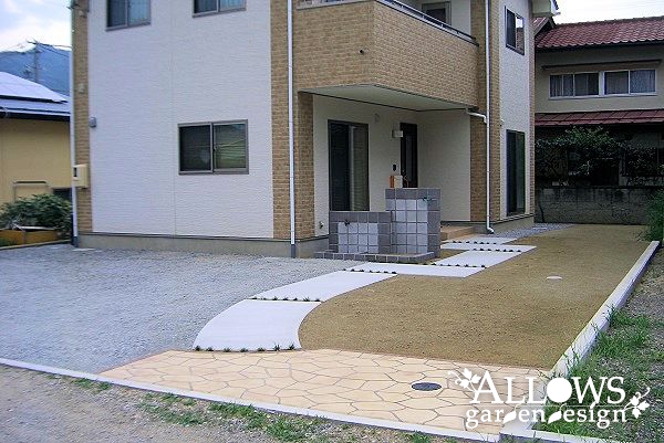 広い敷地を全て雑草対策。ローメンテナンスガーデン