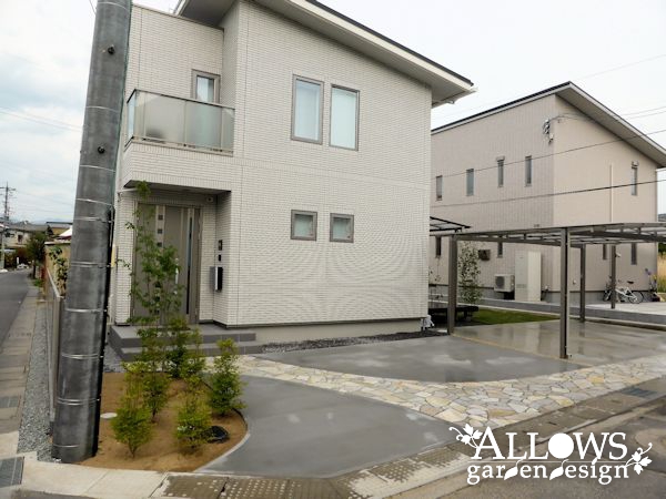 ホワイト＆シルバーのシンプルモダン・スタイル