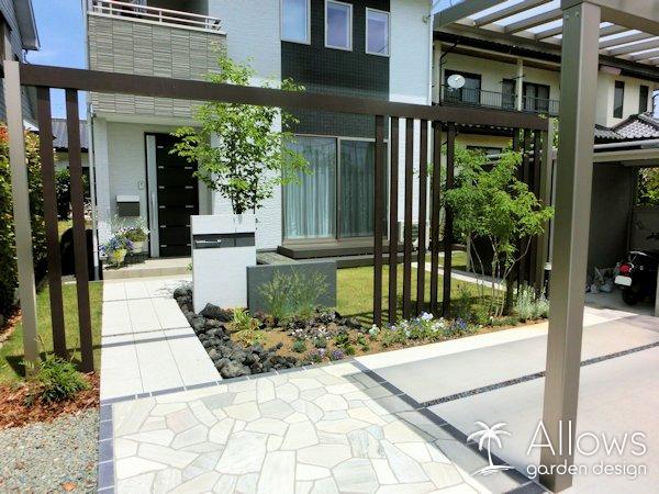 スタイリッシュなファサード空間