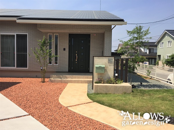 住宅を引き立てる門柱