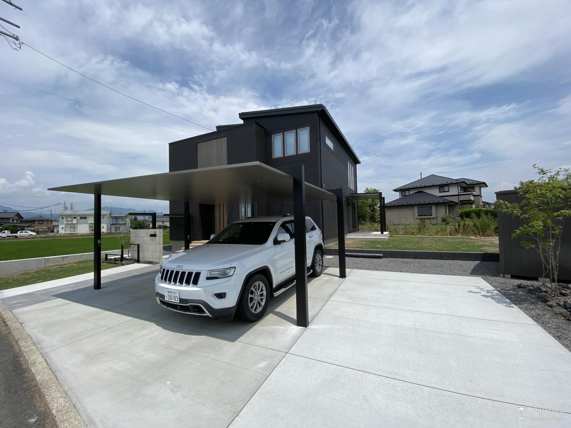 土間コンクリート　カット目地