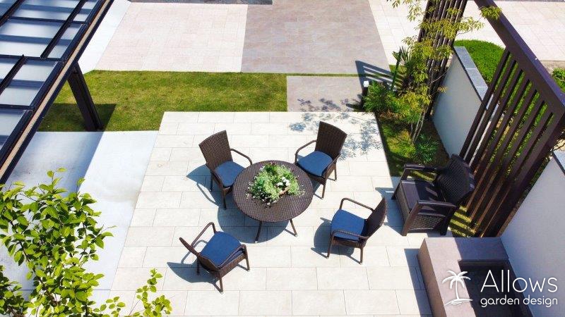 和の庭からリゾートスタイルへリノベーション