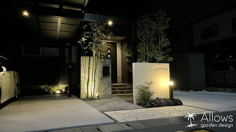 ファサードを魅せるエクステリア