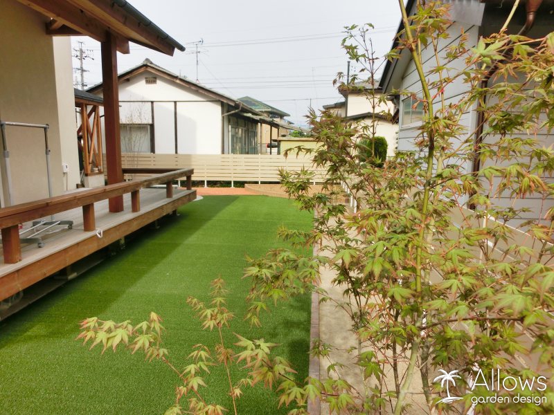 ナチュラルな住宅のガーデンリフォーム