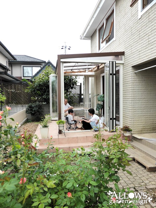 ガーデンルームとペットガーデン