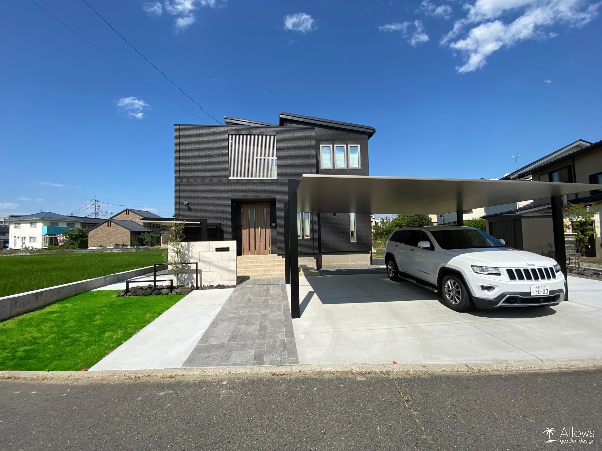 アプローチタイル変則張り フェディーレ