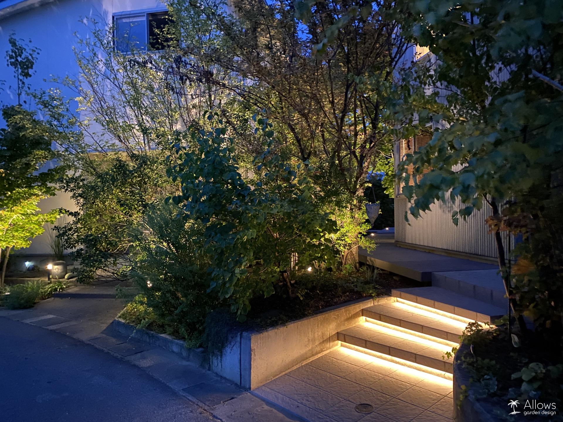 アプローチリフォーム　ナイトシーン