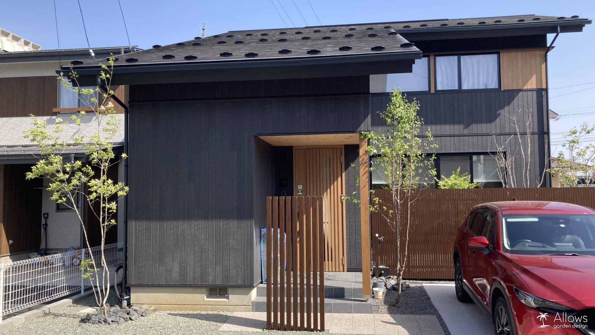 エバーアートウッドフェンス 縦格子