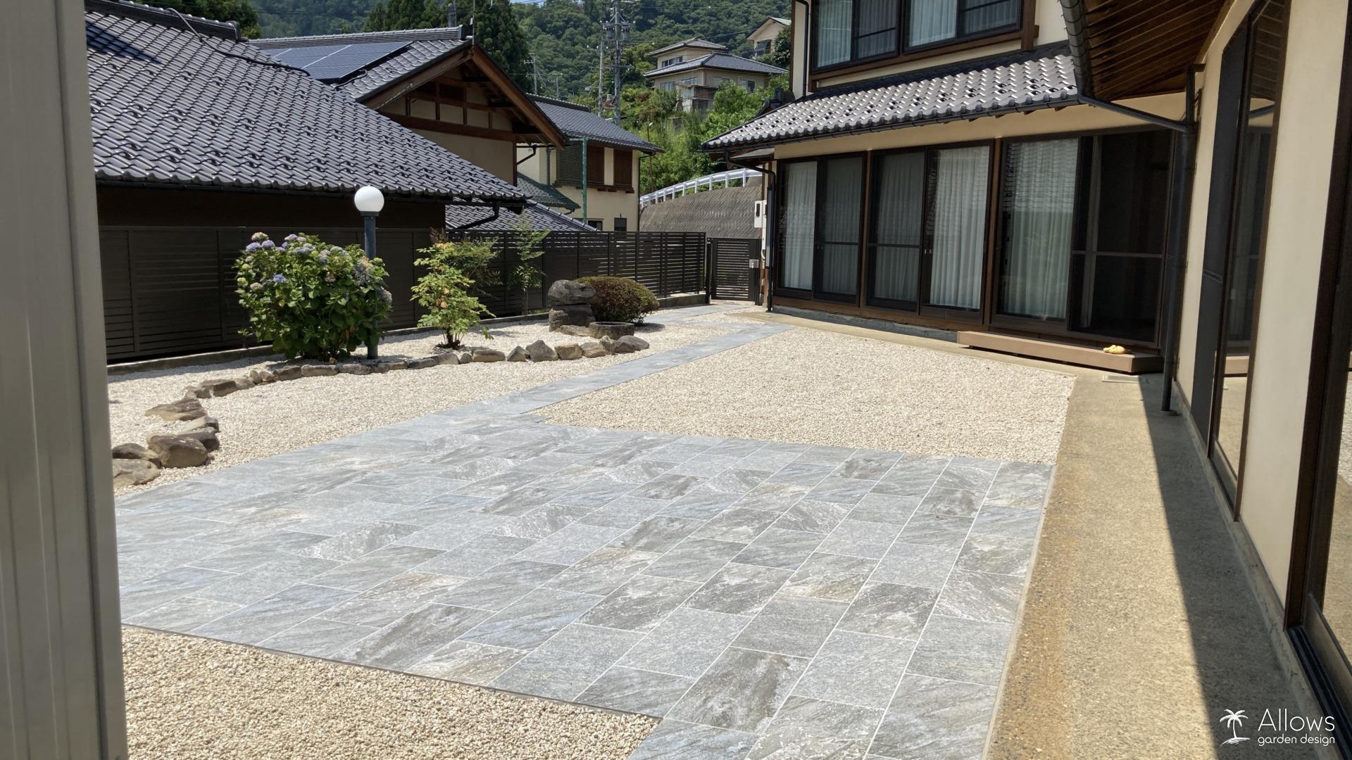 タイル(ジョイアストーン)×サビ砂利