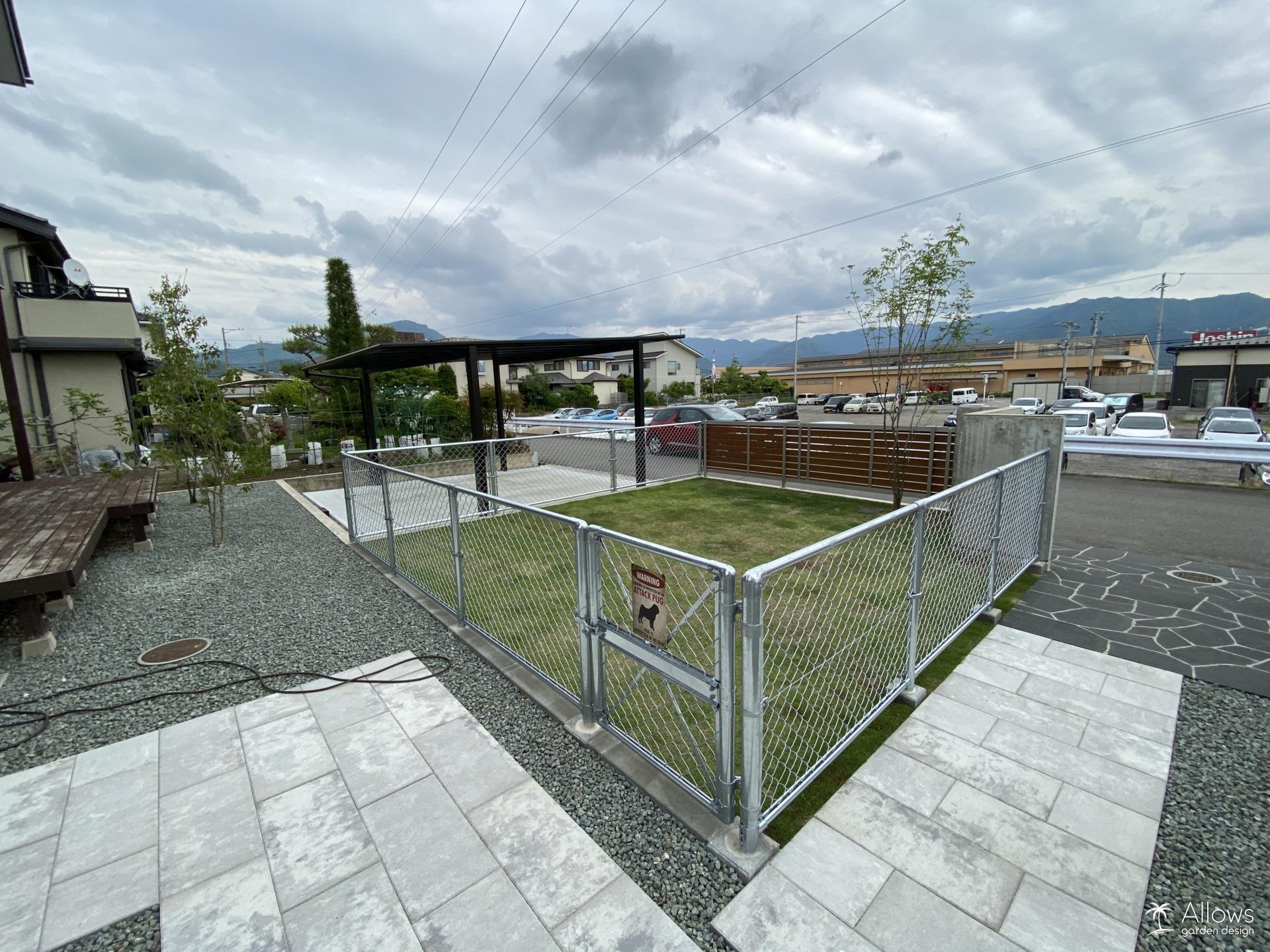 PCフェンスのドックラン