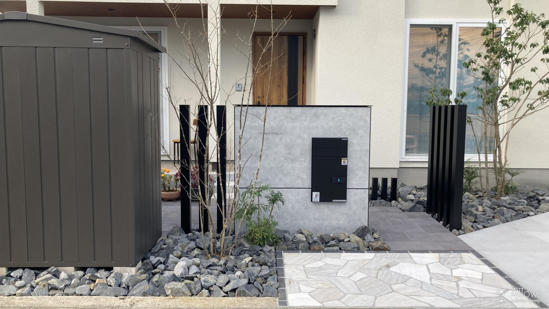 エバーアートボード門袖×スリットフェンス